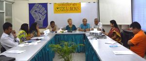 Leaders at the workshop