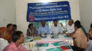 Discussion meeting on CSR training for workers’ welfare